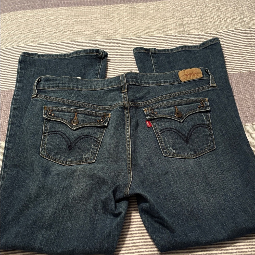 Levi's 515 Dark Blue Denim Jeans